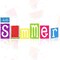 7 Pieces Summer Table Decorations Summer Wooden Sign Decorations for Home Rustic Wood Block Sign Tiered Tray Decor for Kitchen Shelf Home Farmhouse Seasonal Decor(Rustic Style)